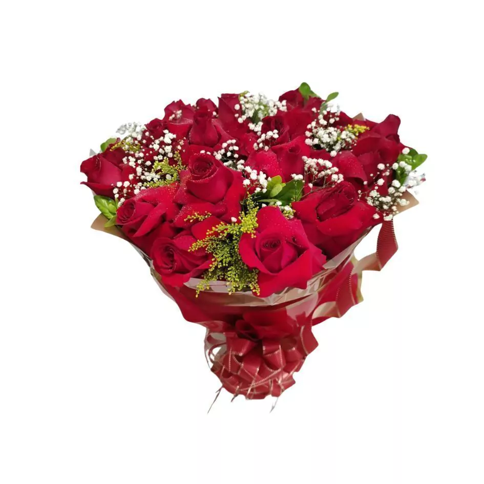 Buquê 10 rosas vermelhas